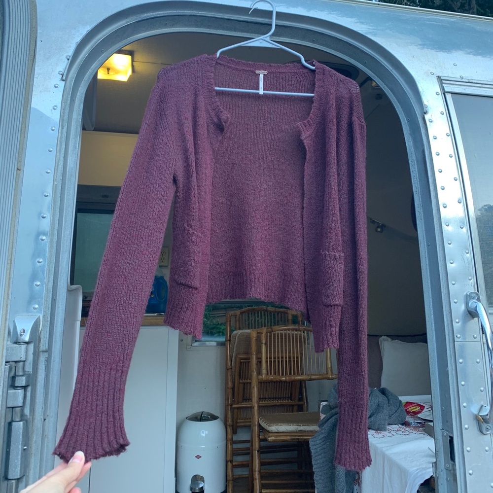 Maroon Cardigan - image 2